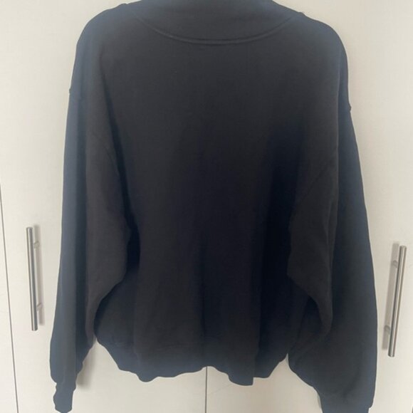 Joah Brown Black Turtleneck Mockneck Sweatshirt - Picture 5 of 5